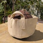 What's the benefit of a tan color grow bag?