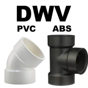 What's the difference between PVC DWV vs ABS DWV. What's the pro and con and which one is better for me?