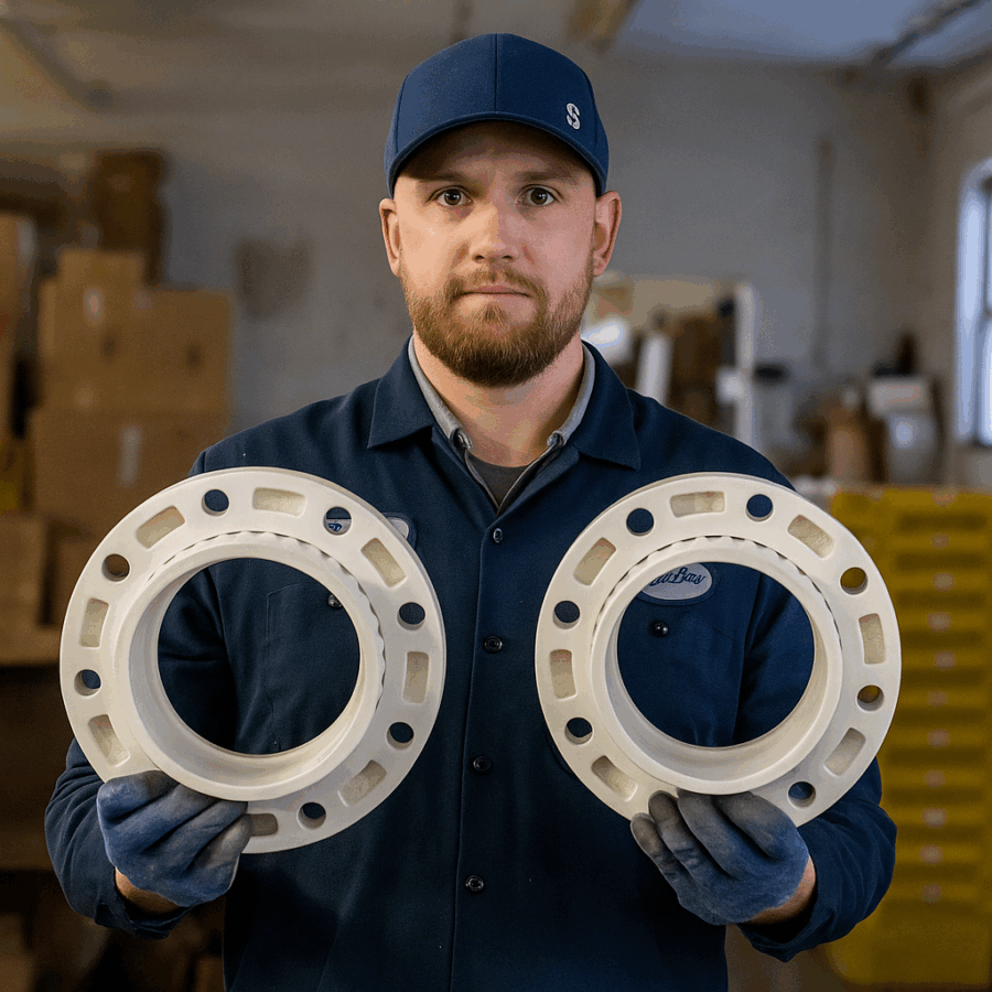 What is a Schedule 80 PVC Van Stone Flange and how do you use it?