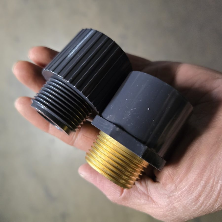 Schedule-80 PVC Male Adapter: Plastic vs Brass