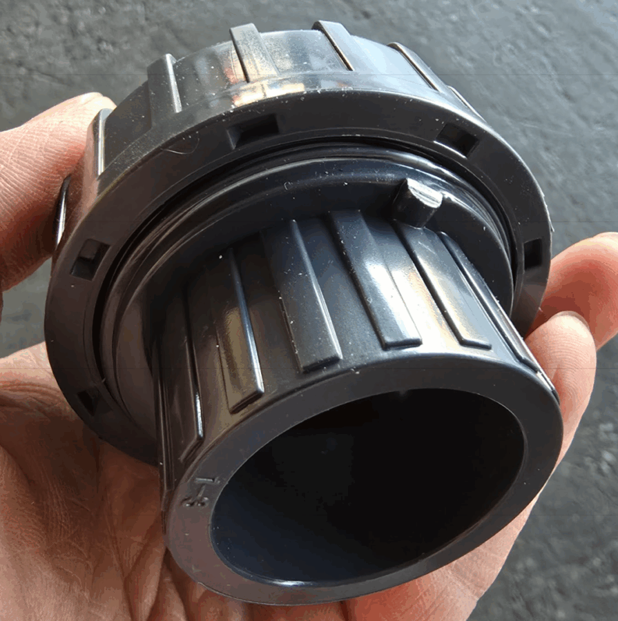 How to install a Schedule 80 PVC union fitting