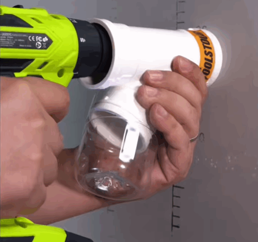 DIY: Make a Drill Dust Collector with a PVC Wye Fitting