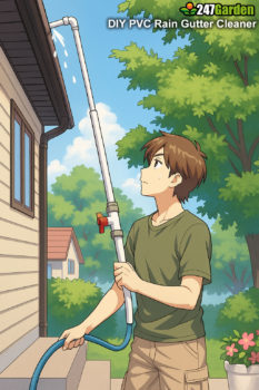 DIY PVC Rain Gutter Cleaner Build Plan