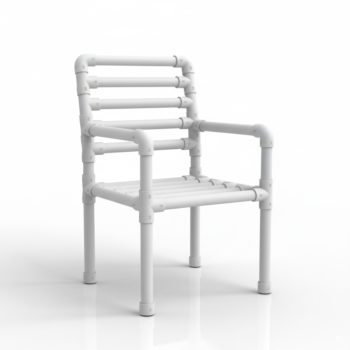How to Build a Basic PVC Chair with 3/4 in. SCH-40 3-Way, 4-Way, Tee, Elbows and Caps
