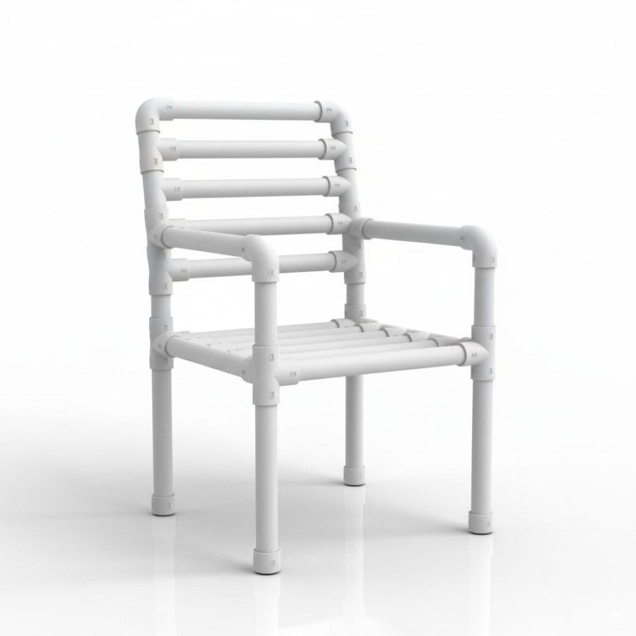 How to Build a Basic PVC Chair with 3/4 in. SCH-40 3-Way, 4-Way, Tee, Elbows and Caps