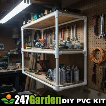 247Garden DIY PVC SHELVES