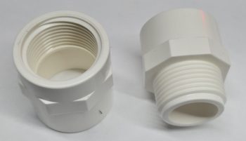 PVC Male Adapter vs. PVC Female Adapter: Slip x MNPT and Slip x FNPT